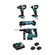 visuel1 Pack électroportatif 4 machines DLX4109TJ