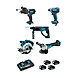 visuel1 Pack électroportatif 5 machines 18 V DLX5039PTJ