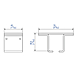 visuel2 Support plafond pour rail 