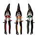 visuel1 Kit de 3 cisailles à tôle type aviateur