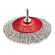 visuel1 Brosse acier conique pour perceuse