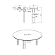 visuel2 Pied de table rabattable