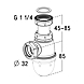 visuel7 Siphon de lavabo noir