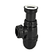 visuel1 Siphon universel noir lavabo/évier