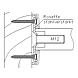 visuel1 Kit de fixation pour bâton de maréchal STG