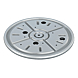 visuel1 Plaque pivotante ronde 