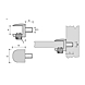 visuel2 Taquet avec vis de blocage CO1203