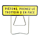 visuel1 Panneau temporaire pour piétons