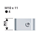 visuel2 Pince CBX27 pour jonction traverse et poteaux
