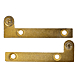 visuel1 Paire de pivots coude 70s 22 mm acier laitonne gauche