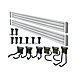 visuel1 Porte outils mural TRACKWALL