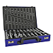 visuel1 Coffret 170 forets HSS rectifiés pointe en croix à métaux cylindrique 1/2