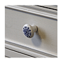 Bouton de meuble motif bleu photo du produit visuel_2 S
