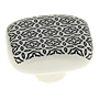 Bouton de meuble motif rosace ciment photo du produit visuel_1 S