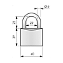 Cadenas de haute sûreté à clé Transit 2 photo du produit visuel_3 S