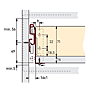 Coté de tiroir sur coulisse à galet Multitech photo du produit visuel_4 S