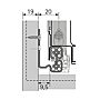 Coulisse Quadro V6 Push To Open Silent System photo du produit visuel_2 S