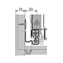 Coulisse Quadro V6+SS pour Push to open Silent photo du produit visuel_2 S