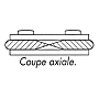 Coupe-boulon forgé coupe axiale 990.BF0PF photo du produit visuel_2 S