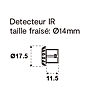 Détecteur infrarouge IR Sensor photo du produit visuel_2 S