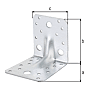Equerre de charpente avec nervure photo du produit visuel_4 S