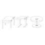 Ferrure de table photo du produit visuel_3 S