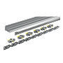 Kit de profilés de coulissage et de guidage Top Line XL photo du produit visuel_1 S