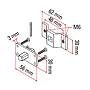 Kit support moteur TM45, patte et axe photo du produit visuel_2 S