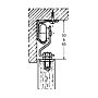 Monture tube simple fixation sur chant photo du produit visuel_2 S