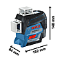 Niveau laser multiligne GLL 3-80 C photo du produit visuel_6 S