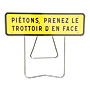Panneau temporaire pour piétons photo du produit visuel_1 S