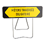 Panneau temporaire pour piétons photo du produit visuel_1 S