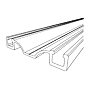 Profil rail bas photo du produit visuel_2 S