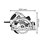 Scie circulaire GKS65G photo du produit visuel_3 S