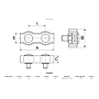 Serre-câble plat, à 2 boulons photo du produit visuel_2 S