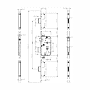 Serrure à encastrer multipoints 736 photo du produit visuel_2 S