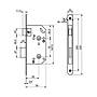 Serrure à encastrer Monomax photo du produit visuel_2 S