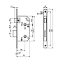 Serrure à encastrer Monomax photo du produit visuel_2 S
