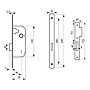 Serrure à encastrer monopoint à dormant seul 051392 photo du produit visuel_2 S