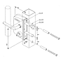 Serrure en applique monopoint pour portail battant LAKQ 40 photo du produit visuel_2 S