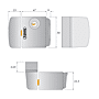 Verrou automatique pour baie coulissante FTS 3003 photo du produit visuel_2 S